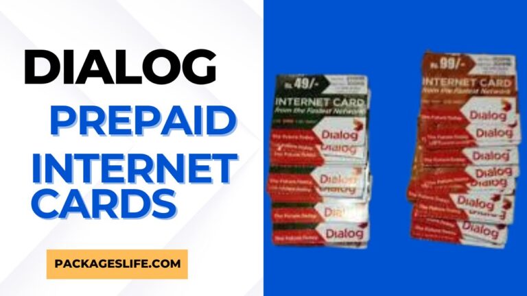 Dialog Prepaid Internet Cards in Sri Lanka