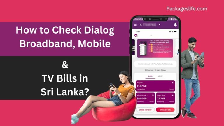 How to Check Dialog Broadband, Mobile TV Bills in Sri Lanka?